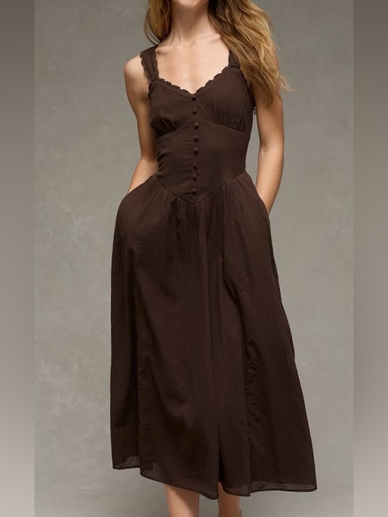 American Eagle Outfitters Dresses & Skirts - AE Sweetheart Corset Midi Dress